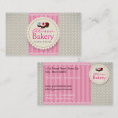 Bakery Business card Visitenkarte (Vorne/Hinten)