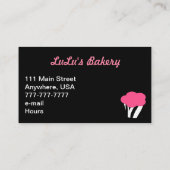 Bakery Business Card Visitenkarte (Rückseite)