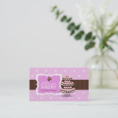 Bakery Business Card Visitenkarte (Stehend Vorderseite)