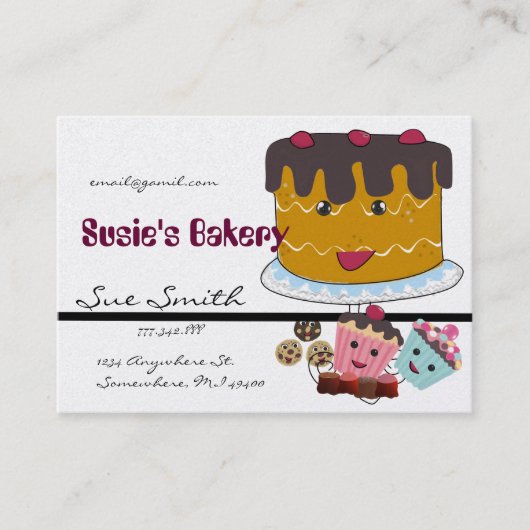 Bakery Business Card - Visitenkarte (Vorderseite)