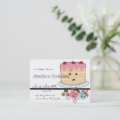 Bakery Business Card Visitenkarte (Stehend Vorderseite)