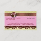 Bakery Business card Visitenkarte (Rückseite)