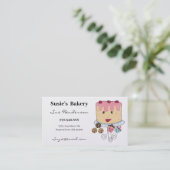 Bakery Business Card Visitenkarte (Stehend Vorderseite)