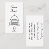 Bakery Business Card Visitenkarte (Vorne/Hinten)