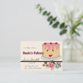 Bakery Business Card - Visitenkarte (Stehend Vorderseite)