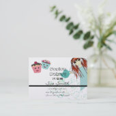 Bakery Business Card Visitenkarte (Stehend Vorderseite)