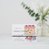 Bakery Business Card Visitenkarte (Stehend Vorderseite)