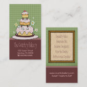 Bakery Business Cards Visitenkarte (Vorne/Hinten)