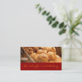 Bakery Business Cards Visitenkarte (Stehend Vorderseite)
