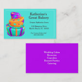 Bakery Business Cards Visitenkarte (Vorne/Hinten)