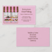 Bakery Business Cards Visitenkarte (Vorne/Hinten)