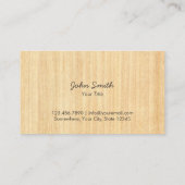 Bakery Business Cards Visitenkarte (Rückseite)