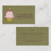 Bakery Business Cards Visitenkarte (Vorne/Hinten)