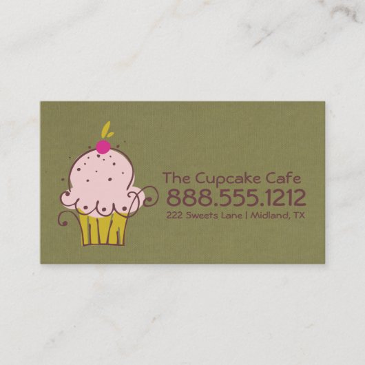 Bakery Business Cards Visitenkarte (Vorderseite)