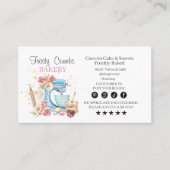 Bakery Business Loyalty Business Card Visitenkarte (Vorderseite)
