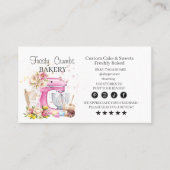 Bakery Business Loyalty Karte Visitenkarte (Vorderseite)