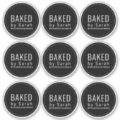 Bakery Business Packing Vinyl Stickers Aufkleber (Vorderseite)