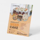 Bakery Business Pedestzeichen Sockelschild (Vorderseite)
