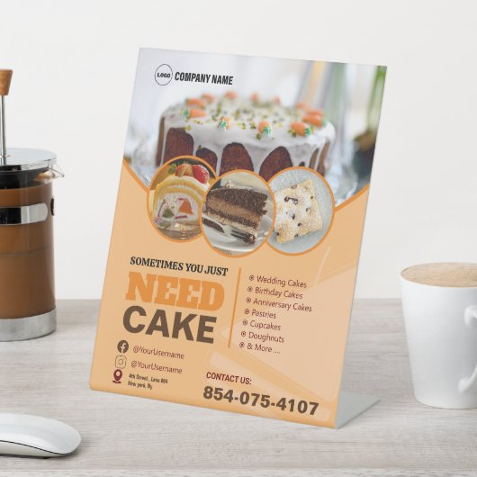 Bakery Business Pedestzeichen Sockelschild (In SItu)