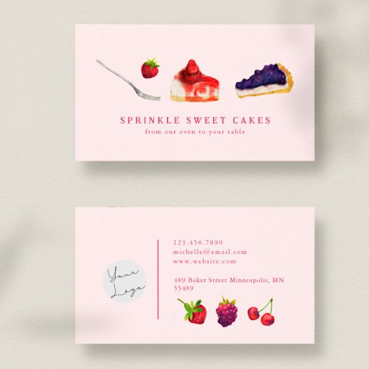 Bakery Cake Shop - Visitenkarte