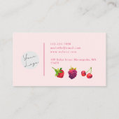 Bakery Cake Shop - Visitenkarte (Rückseite)