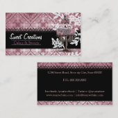 Bakery/Cakes/Sweets Creations Visitenkarte (Vorne/Hinten)
