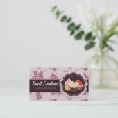 Bakery/Cakes/Sweets Creations Visitenkarte (Stehend Vorderseite)