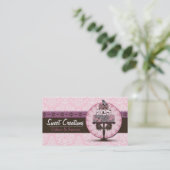 Bakery/Cakes/Sweets Creations Visitenkarte (Stehend Vorderseite)