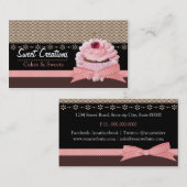 Bakery/Cakes/Sweets Creations Visitenkarte (Vorne/Hinten)