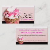 Bakery/Cakes/Sweets Creations Visitenkarte (Vorne/Hinten)