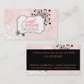 Bakery /Cakes/Sweets Creations Visitenkarte (Vorne/Hinten)