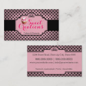 Bakery/Cakes/Sweets Creations Visitenkarte (Vorne/Hinten)