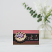 Bakery/Cakes/Sweets Creations Visitenkarte (Stehend Vorderseite)