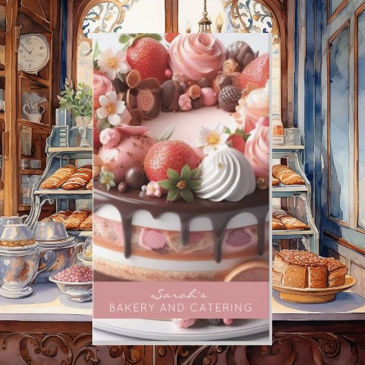 Bakery Catering Business Card Visitenkarte