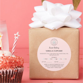 Bakery Cottage Food Law Business Sticker