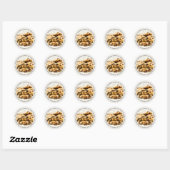 Bakery Custom Foto Cookies Runder Aufkleber (Blatt)