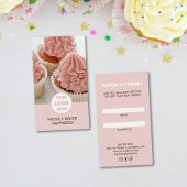 Bakery Custom Logo Business Reference Card Treuekarte