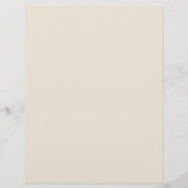Bakery Custom Monogram Logo Beige Flyer (Hinten)