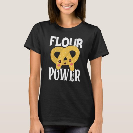 Bakery Donut Baking Flour Power Confectioner Cake T-Shirt (Vorderseite)