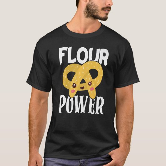 Bakery Donut Baking Flour Power Confectioner Cake T-Shirt (Vorderseite)