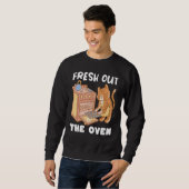 Bakery Donut Fresh from the Oven Pastry Cake Baker Sweatshirt (Vorne ganz)