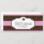 BAKERY GIFT-BESCHEINIGUNG (Vorne/Hinten)