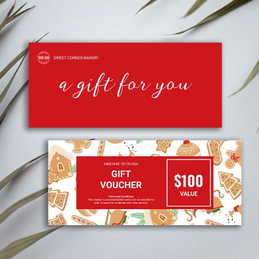 Bakery Gingerbrett Firmenlogo Gutschein