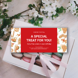 Bakery Holiday Offer Business Logo Geschenkgutsche