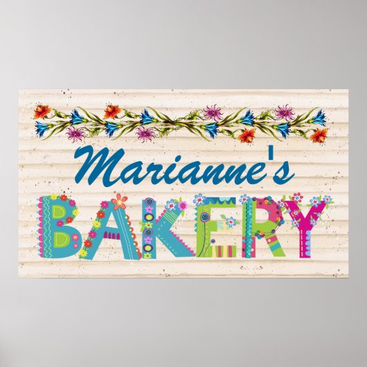 Bakery / House Sign - SRF Poster (Vorne)