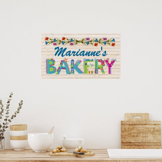 Bakery / House Sign - SRF Poster (Küche)