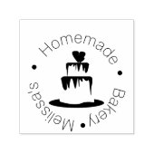 Bakery Logo Baking Utensids hausgemachte Layer Cak Permastempel (Design)