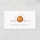 Bakery Loyalty Card Schokolade Chip Cookie Rustika Visitenkarte (Vorderseite)