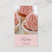 Bakery Monogram Logo-Visitenkarte Treuekarte (Vorderseite)