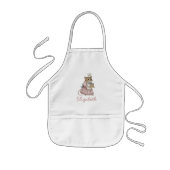 Bakery Mouse Cute Personalized Kinderschürze (Vorne)